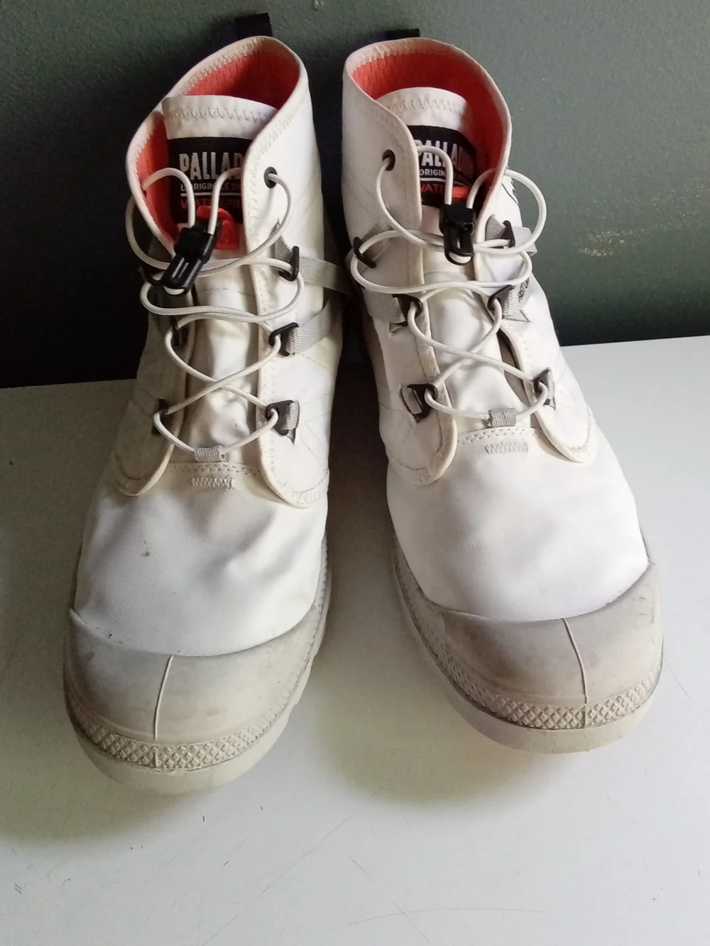 Palladium Pampa Lite+ Recycle WP+ White Waterproof Boots Fast Lacing High Top